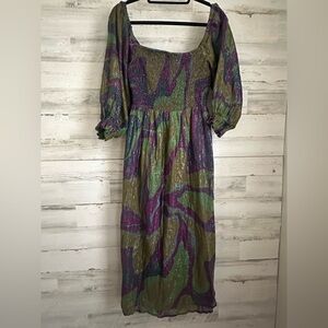 Elegant Multicolor Women's Dress